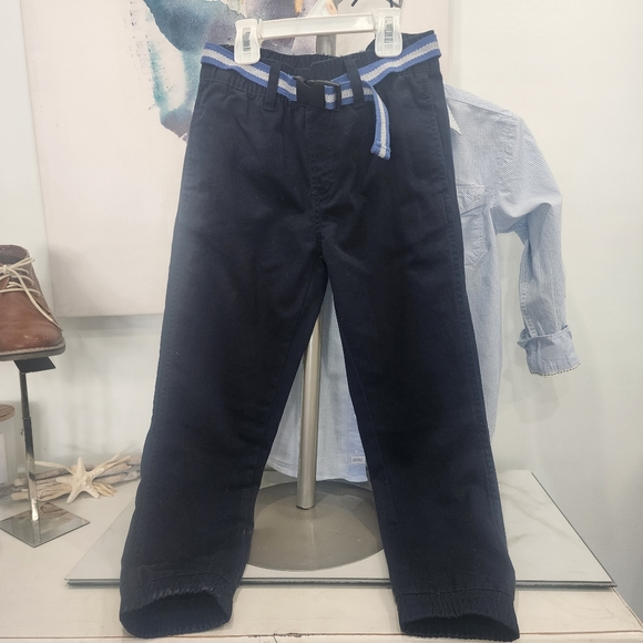 [PD&C- Paper Denim Cloth]size 7, long sleeve blue&white checkered button up shir - Picture 2 of 9